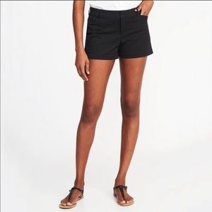 Old Navy Pixie Chino Black Shorts